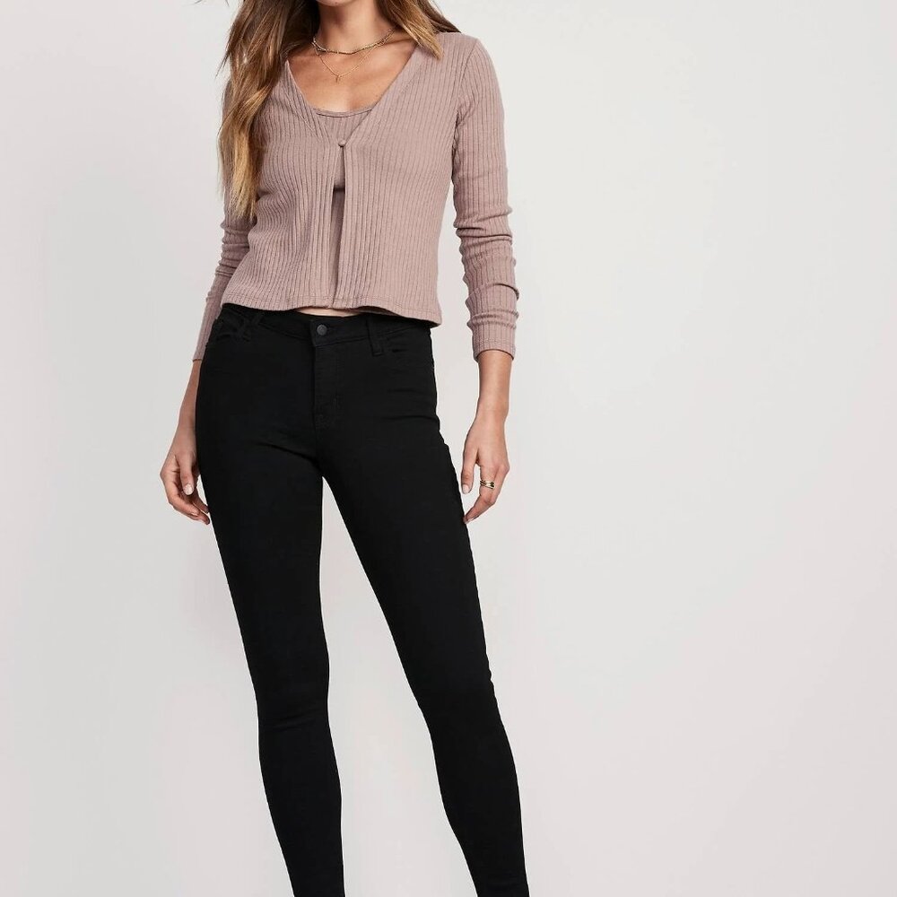 Old Navy Mid-Rise Rockstar Super-Skinny Jeans